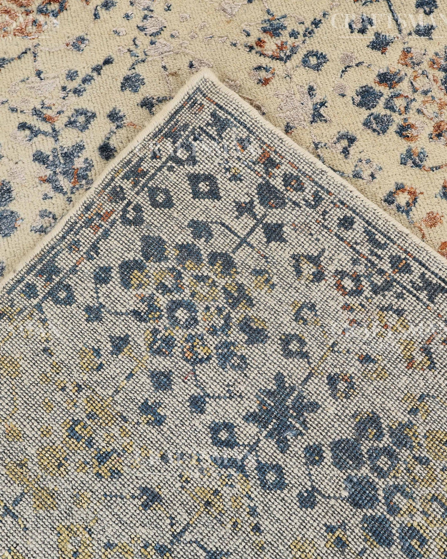 5.4x7.9 feet Vintage Hand-Knotted Wool Rug | One-of-a-Kind | Craftsman Rugs