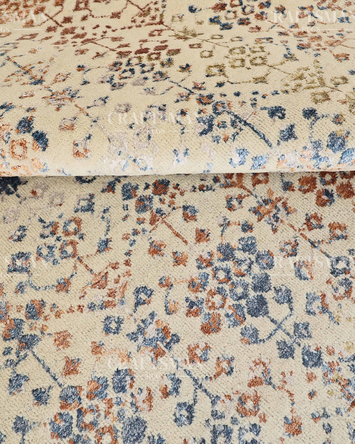 5.4x7.9 feet Vintage Hand-Knotted Wool Rug | One-of-a-Kind | Craftsman Rugs