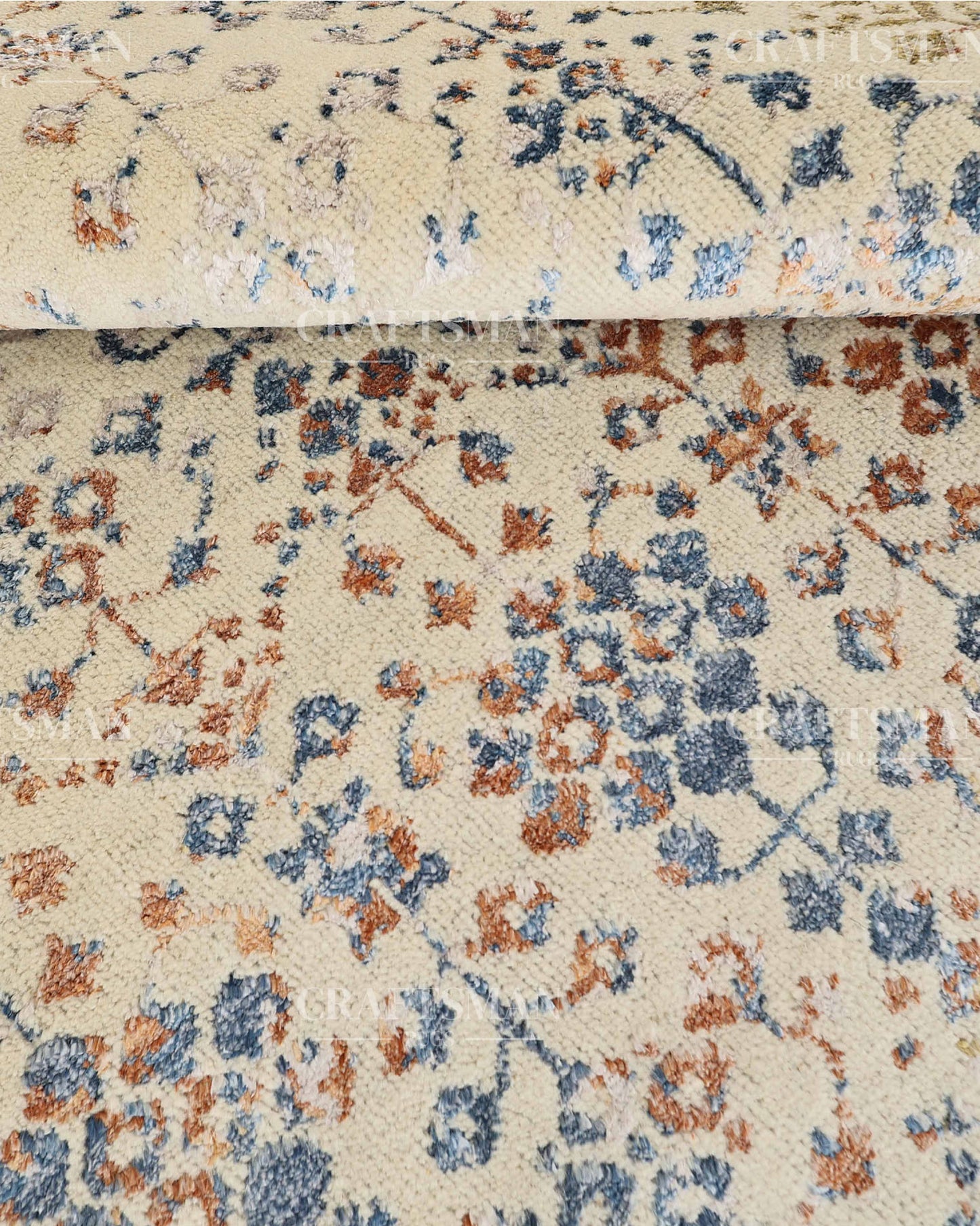 5.4x7.9 feet Vintage Hand-Knotted Wool Rug | One-of-a-Kind | Craftsman Rugs
