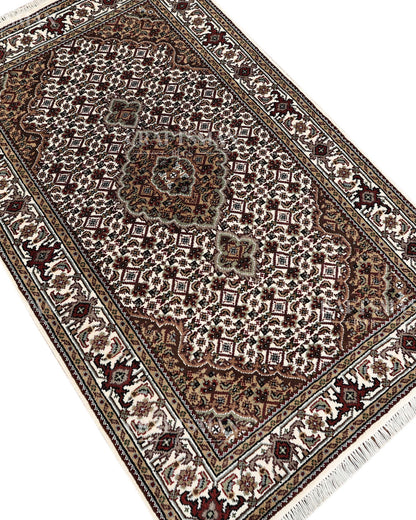 2.11x4.9 feet Vintage Hand-Knotted Wool Rug | One-of-a-Kind | Craftsman Rugs