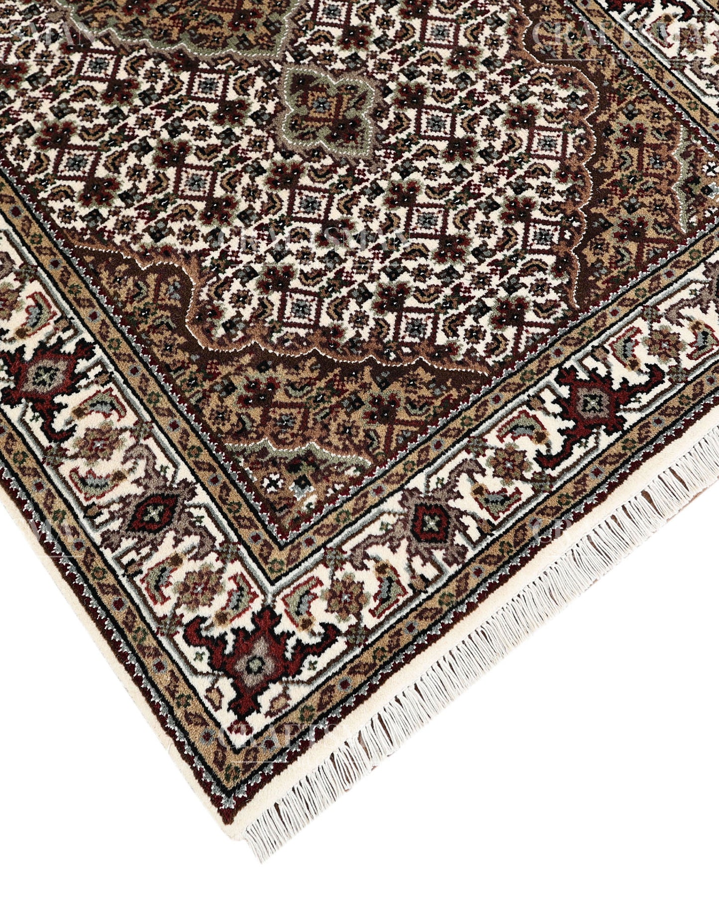 2.11x4.9 feet Vintage Hand-Knotted Wool Rug | One-of-a-Kind | Craftsman Rugs