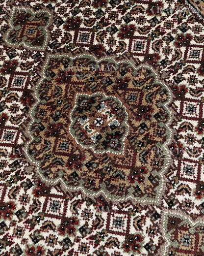 2.11x4.9 feet Vintage Hand-Knotted Wool Rug | One-of-a-Kind | Craftsman Rugs