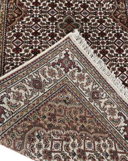 2.11x4.9 feet Vintage Hand-Knotted Wool Rug | One-of-a-Kind | Craftsman Rugs