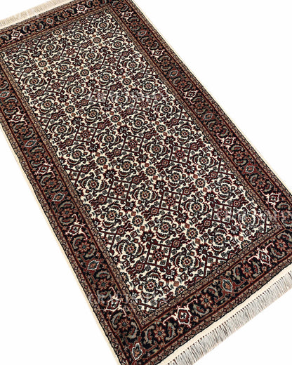 2.4x4.5 feet Vintage Hand-Knotted Wool Rug | One-of-a-Kind | Craftsman Rugs