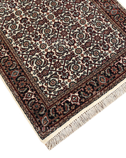 2.4x4.5 feet Vintage Hand-Knotted Wool Rug | One-of-a-Kind | Craftsman Rugs