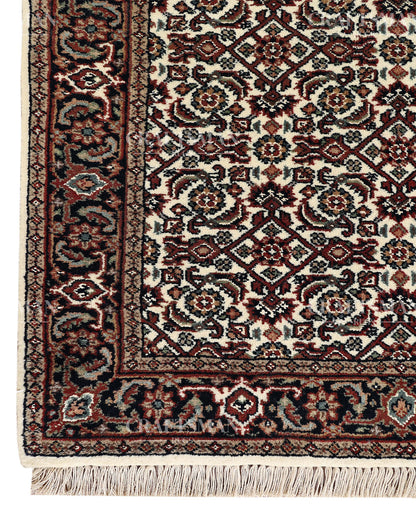 2.4x4.5 feet Vintage Hand-Knotted Wool Rug | One-of-a-Kind | Craftsman Rugs