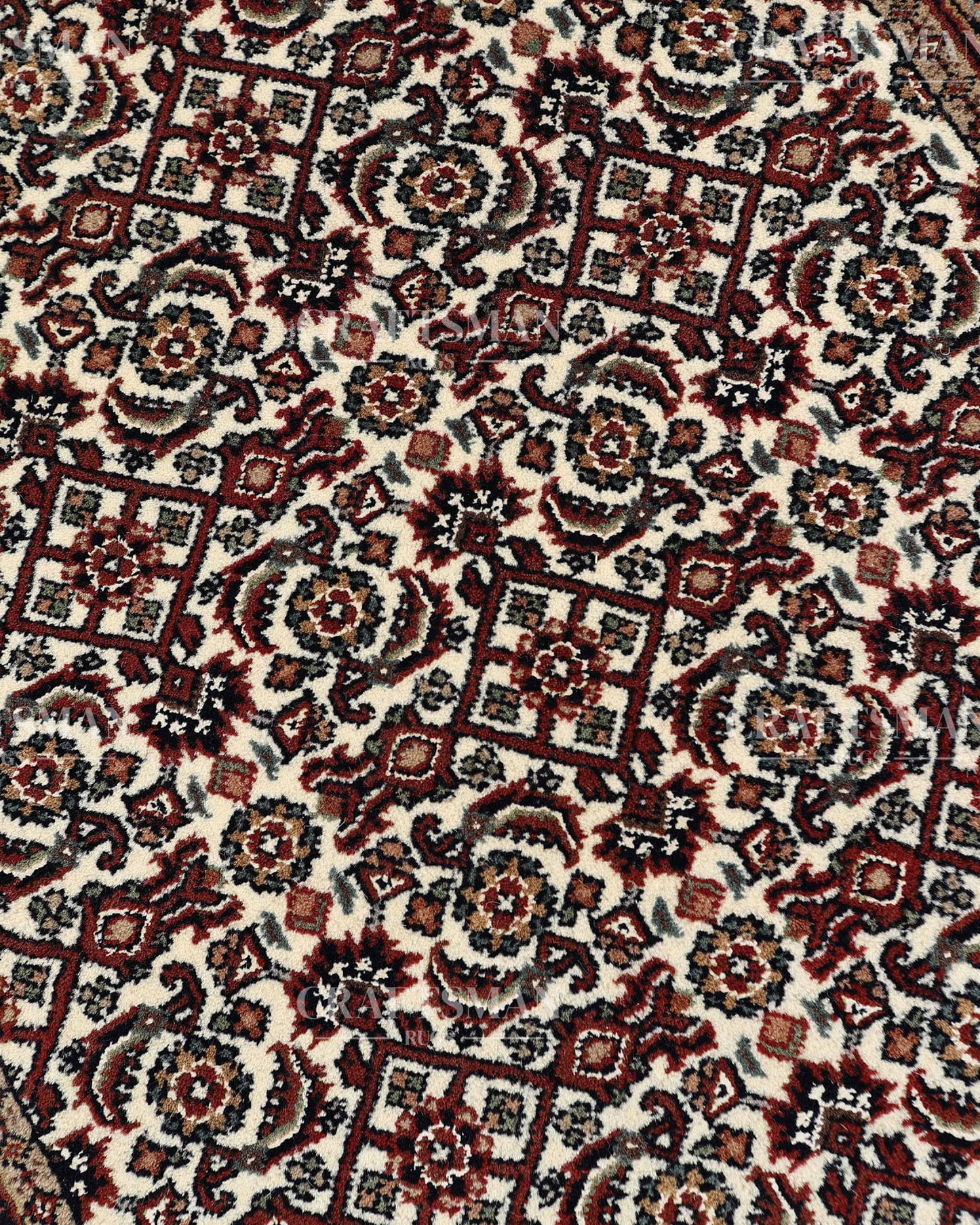 2.4x4.5 feet Vintage Hand-Knotted Wool Rug | One-of-a-Kind | Craftsman Rugs
