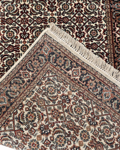 2.4x4.5 feet Vintage Hand-Knotted Wool Rug | One-of-a-Kind | Craftsman Rugs