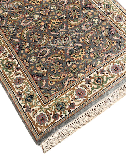 2.4x4.8 feet Vintage Hand-Knotted Wool Rug | One-of-a-Kind | Craftsman Rugs