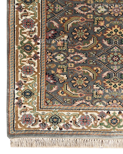 2.4x4.8 feet Vintage Hand-Knotted Wool Rug | One-of-a-Kind | Craftsman Rugs