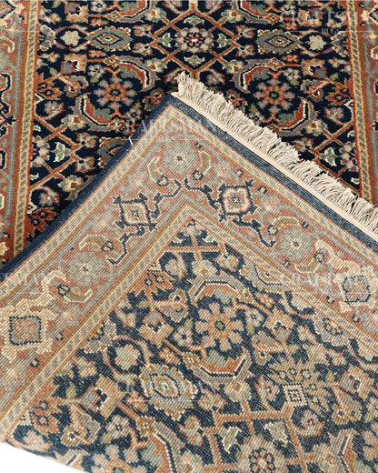2.5x4.9 feet Vintage Hand-Knotted Wool Rug | One-of-a-Kind | Craftsman Rugs