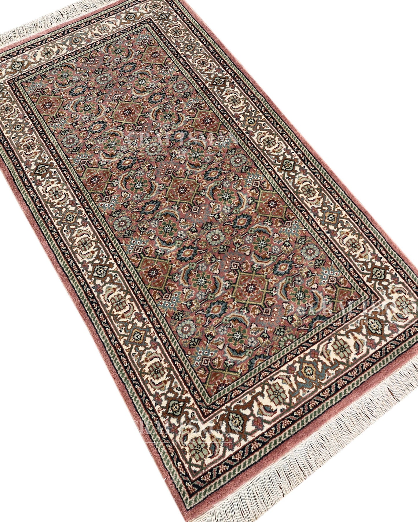 2.11x5.5 feet Vintage Hand-Knotted Wool Rug | One-of-a-Kind | Craftsman Rugs