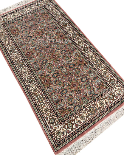 2.11x5.5 feet Vintage Hand-Knotted Wool Rug | One-of-a-Kind | Craftsman Rugs