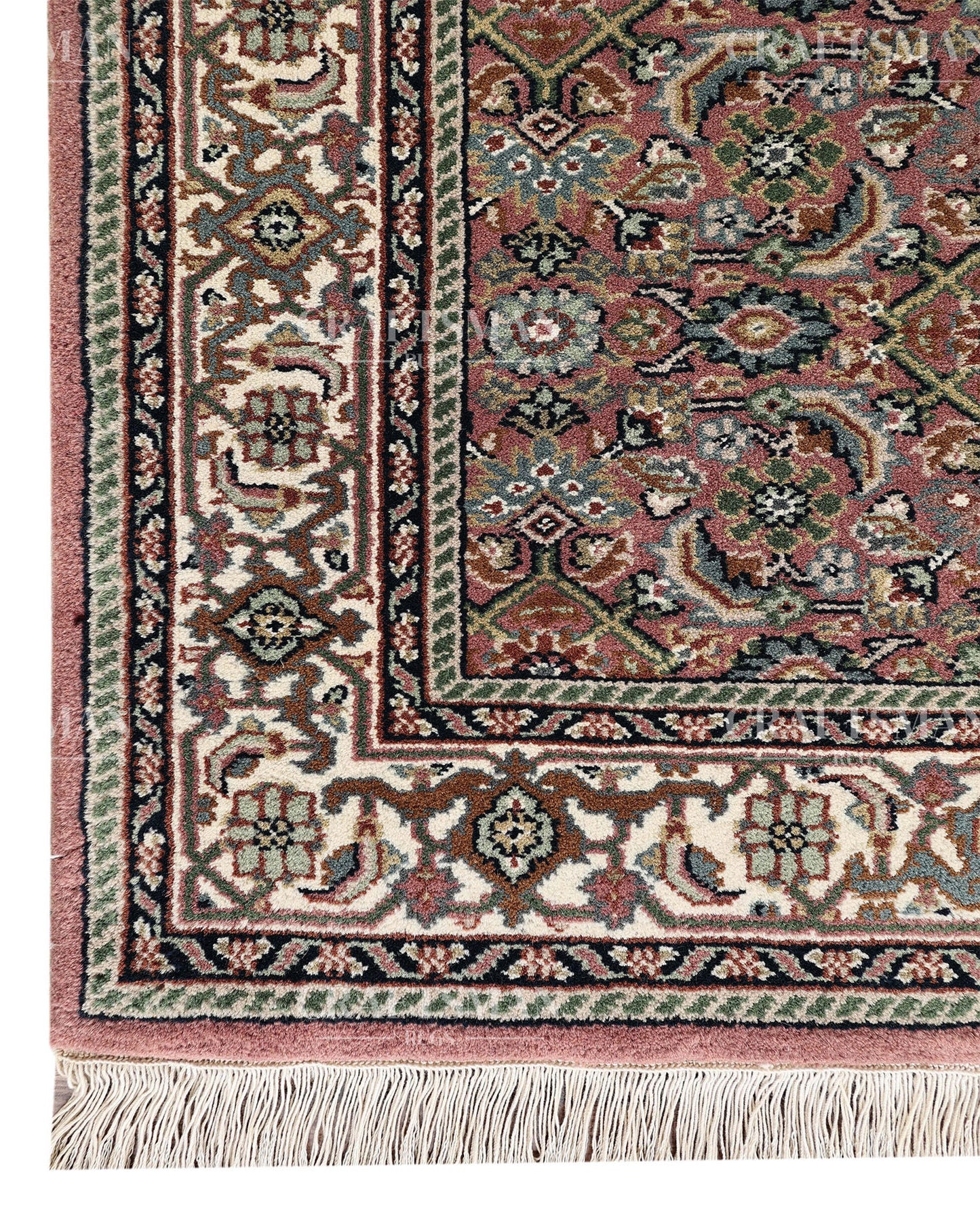 2.11x5.5 feet Vintage Hand-Knotted Wool Rug | One-of-a-Kind | Craftsman Rugs
