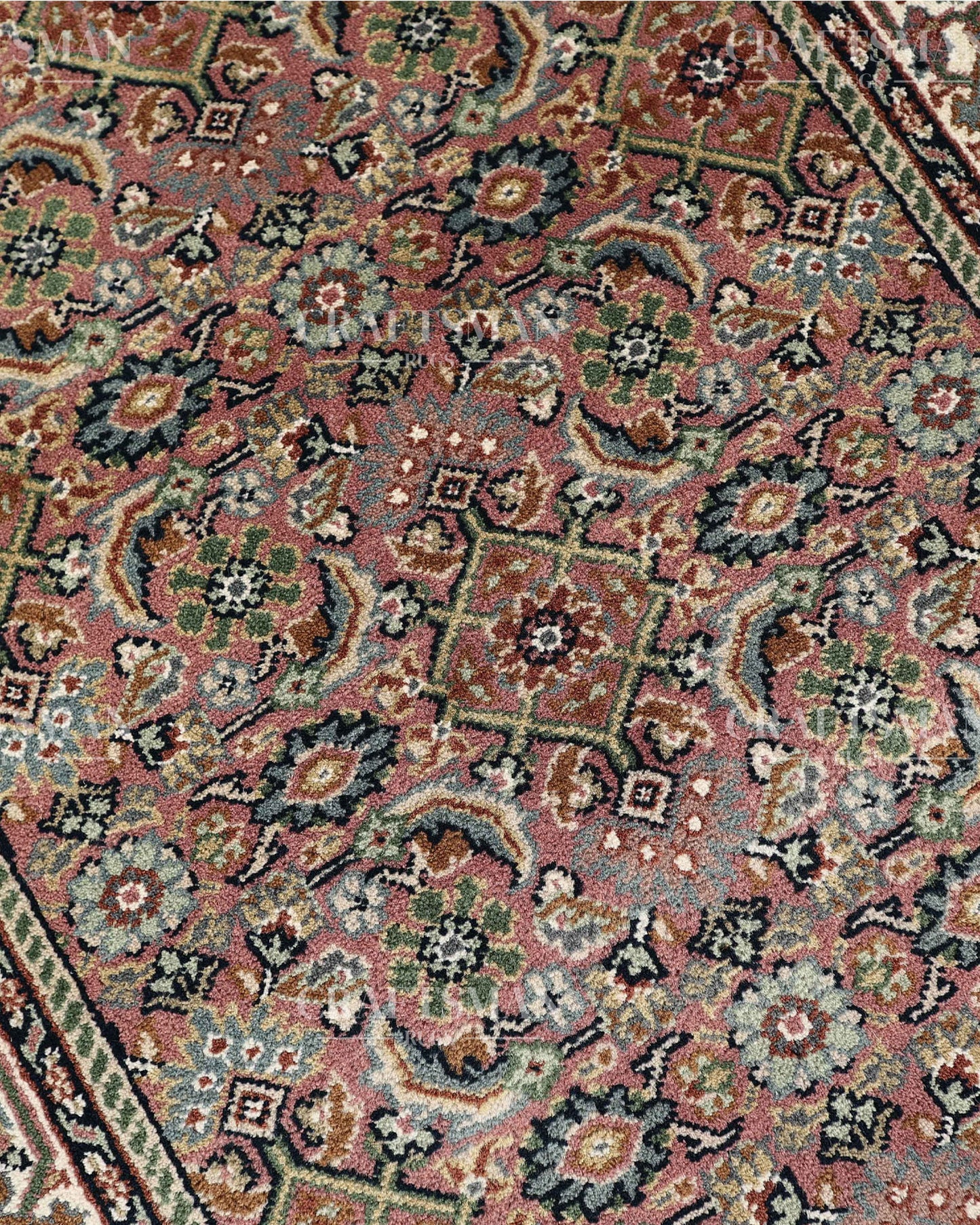 2.11x5.5 feet Vintage Hand-Knotted Wool Rug | One-of-a-Kind | Craftsman Rugs
