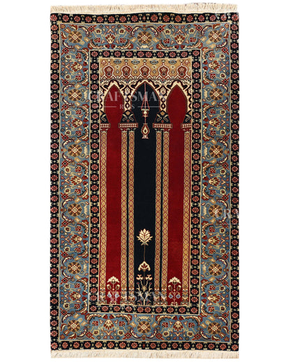 2.5x4.6 feet Vintage Hand-Knotted Wool Rug | One-of-a-Kind | Craftsman Rugs