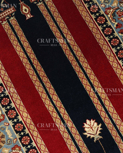 2.5x4.6 feet Vintage Hand-Knotted Wool Rug | One-of-a-Kind | Craftsman Rugs