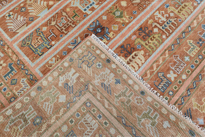 8x10 feet Wool Hand-Knotted Oushak-Inspired Rug | Craftsman Rugs Exclusive