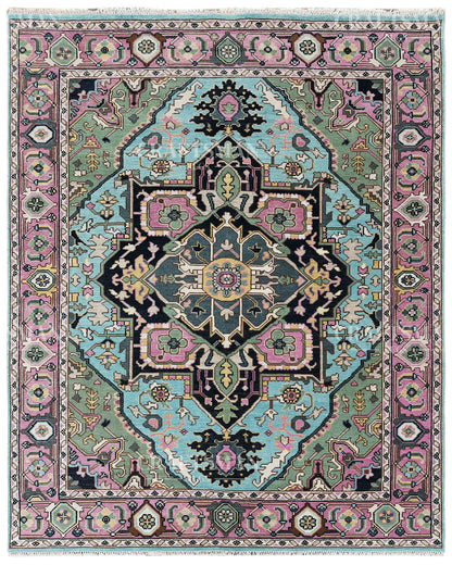 8x10 feet Wool Hand-Knotted Oushak-Inspired Rug | Craftsman Rugs Exclusive