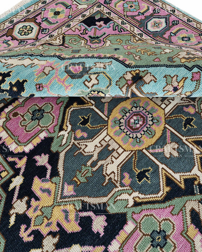 8x10 feet Wool Hand-Knotted Oushak-Inspired Rug | Craftsman Rugs Exclusive