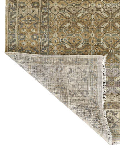 8x10 feet Wool Hand-Knotted Oushak-Inspired Rug | Craftsman Rugs Exclusive