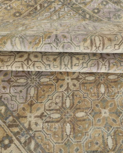 8x10 feet Wool Hand-Knotted Oushak-Inspired Rug | Craftsman Rugs Exclusive