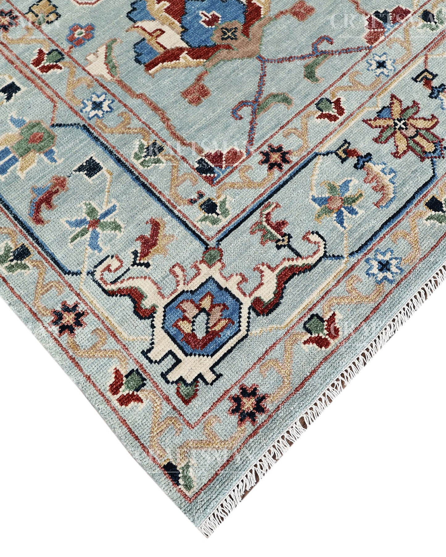 Aurelia Oushak-Inspired Hand-Knotted Wool Rug  | Made to Order | Craftsman Rugs Exclusive