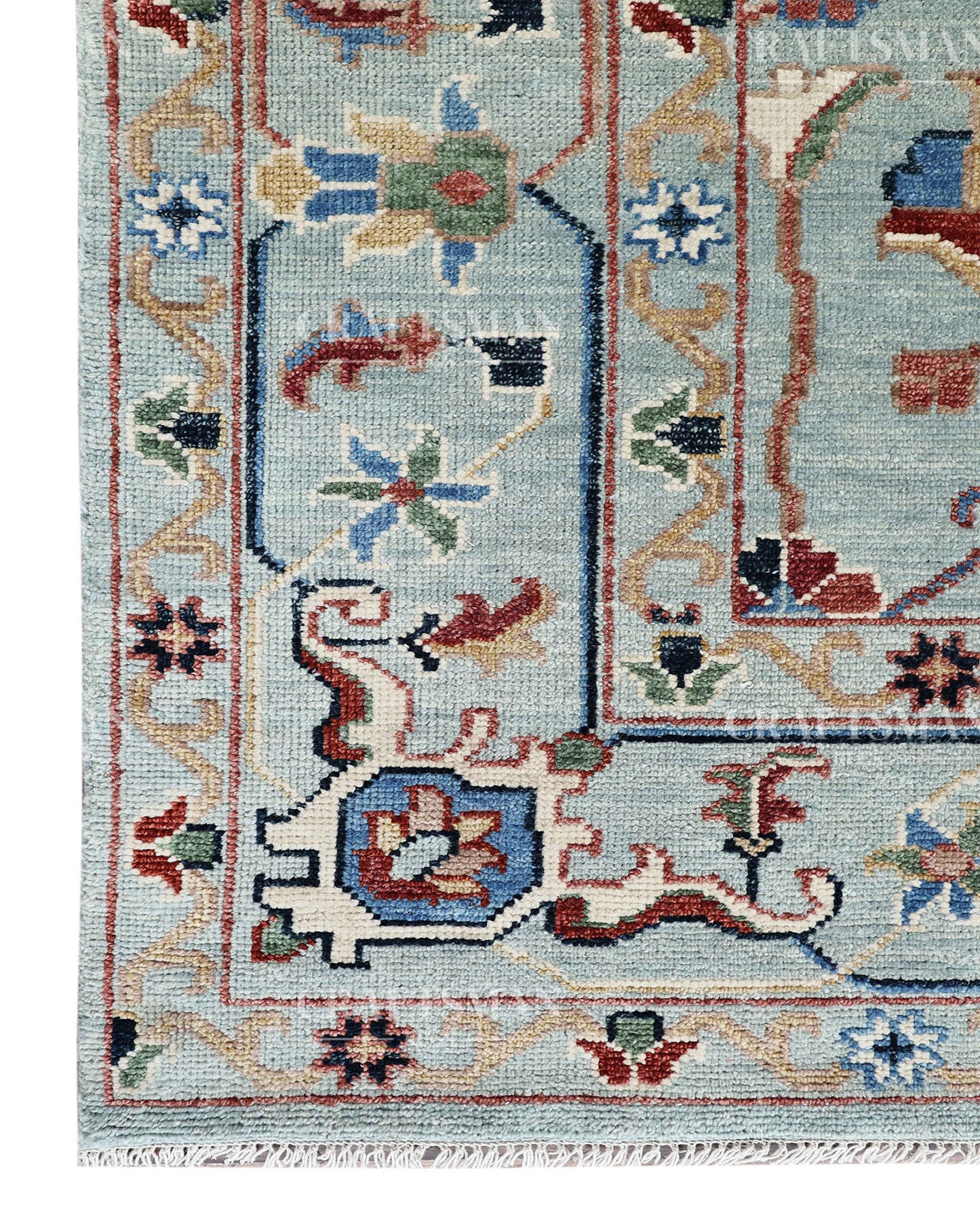 Aurelia Oushak-Inspired Hand-Knotted Wool Rug  | Made to Order | Craftsman Rugs Exclusive