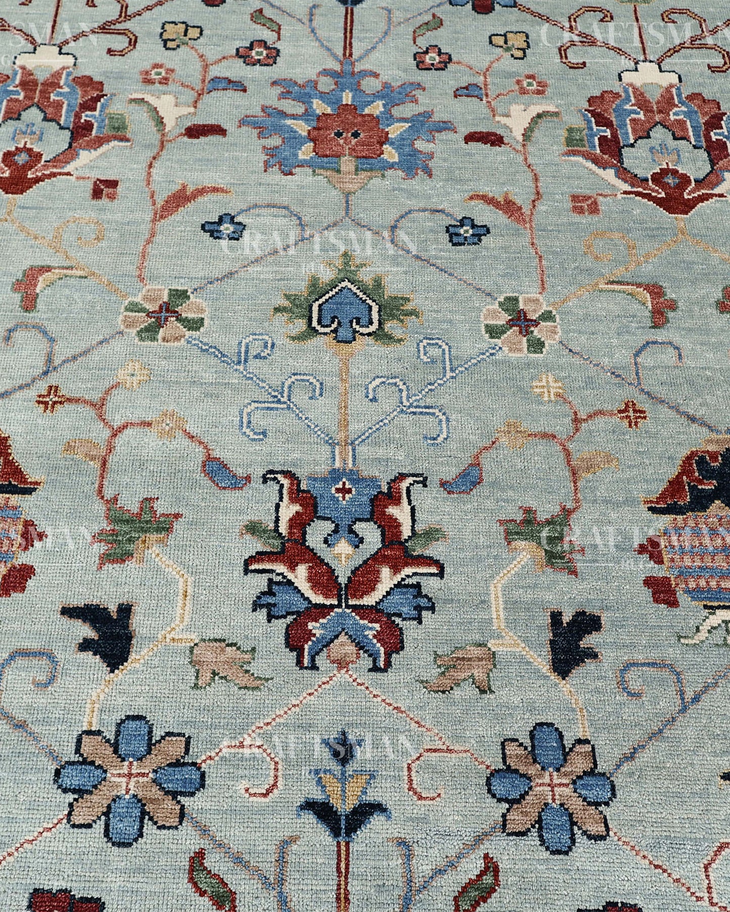 Aurelia Oushak-Inspired Hand-Knotted Wool Rug  | Made to Order | Craftsman Rugs Exclusive