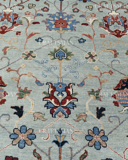 Aurelia Oushak-Inspired Hand-Knotted Wool Rug  | Made to Order | Craftsman Rugs Exclusive