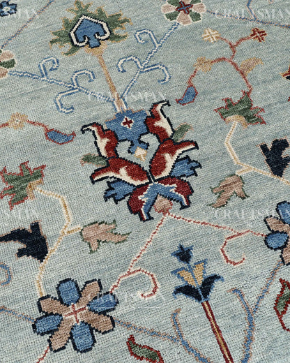 Aurelia Oushak-Inspired Hand-Knotted Wool Rug  | Made to Order | Craftsman Rugs Exclusive