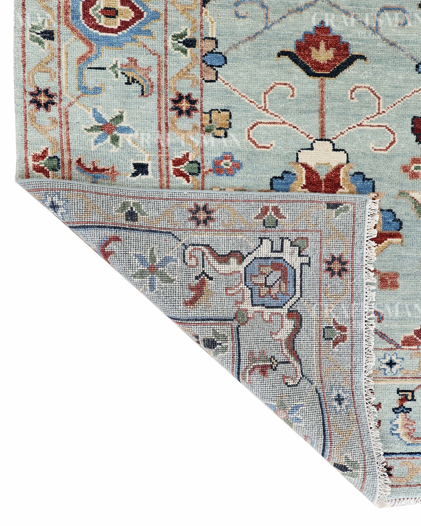 Aurelia Oushak-Inspired Hand-Knotted Wool Rug  | Made to Order | Craftsman Rugs Exclusive