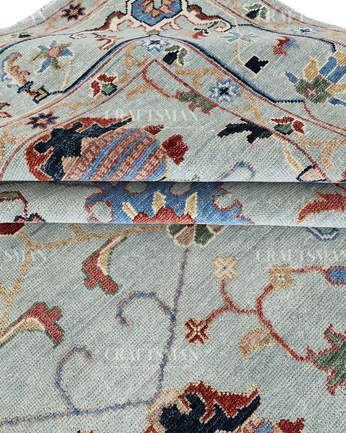Aurelia Oushak-Inspired Hand-Knotted Wool Rug  | Made to Order | Craftsman Rugs Exclusive