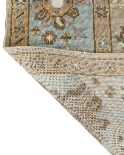 8x10 feet Wool Hand-Knotted Oushak-Inspired Rug | Craftsman Rugs Exclusive