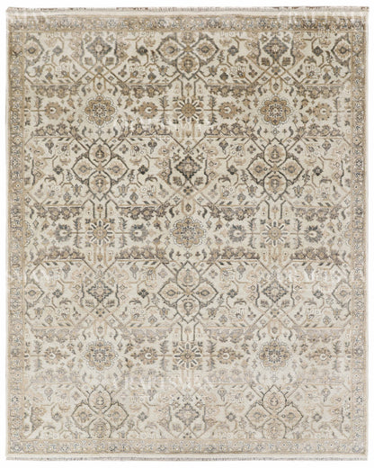 8x10 feet Vintage Hand-Knotted Wool Rug | One-of-a-Kind | Craftsman Rugs