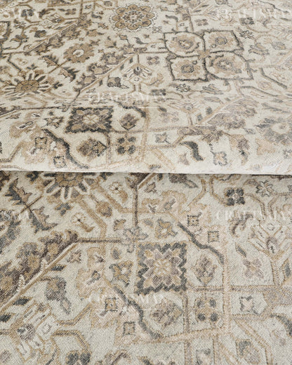 8x10 feet Vintage Hand-Knotted Wool Rug | One-of-a-Kind | Craftsman Rugs