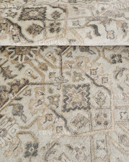 8x10 feet Vintage Hand-Knotted Wool Rug | One-of-a-Kind | Craftsman Rugs