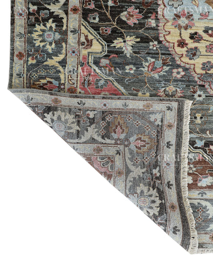 8x10 feet Vintage Hand-Knotted Wool Rug | One-of-a-Kind | Craftsman Rugs