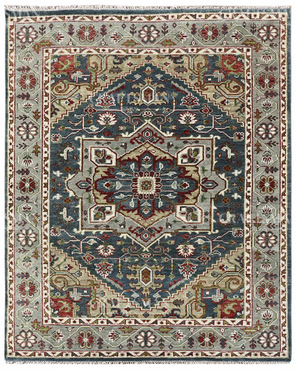 8x10 feet Wool Hand-Knotted Oushak-Inspired Rug | Craftsman Rugs Exclusive