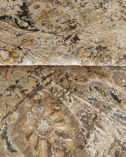 8x10 feet Vintage Hand-Knotted Wool Rug | One-of-a-Kind | Craftsman Rugs