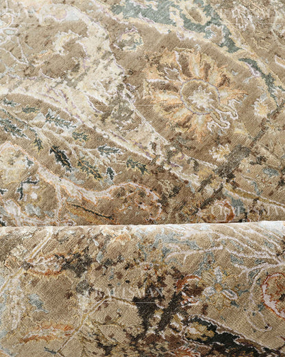 8x10 feet Vintage Hand-Knotted Wool Rug | One-of-a-Kind | Craftsman Rugs