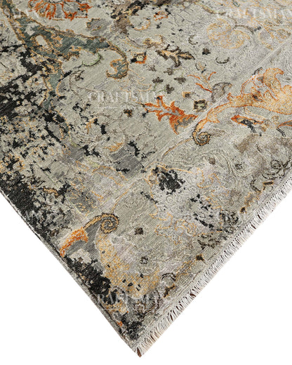 8x10 feet Vintage Hand-Knotted Wool Rug | One-of-a-Kind | Craftsman Rugs