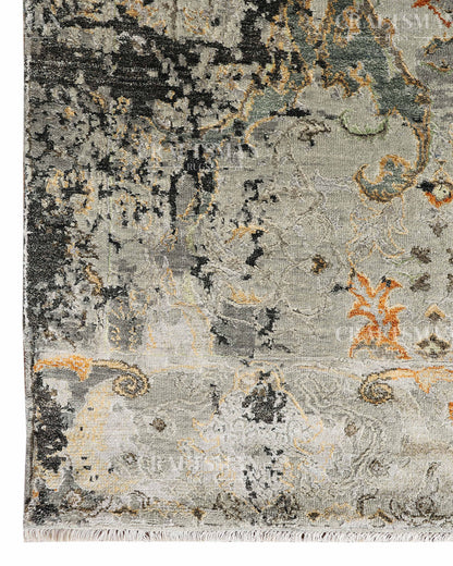 8x10 feet Vintage Hand-Knotted Wool Rug | One-of-a-Kind | Craftsman Rugs