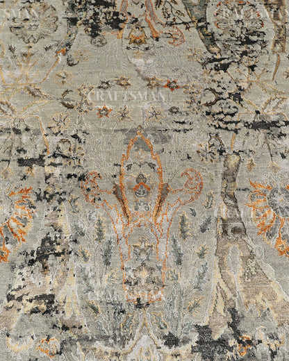 8x10 feet Vintage Hand-Knotted Wool Rug | One-of-a-Kind | Craftsman Rugs