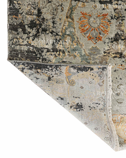 8x10 feet Vintage Hand-Knotted Wool Rug | One-of-a-Kind | Craftsman Rugs