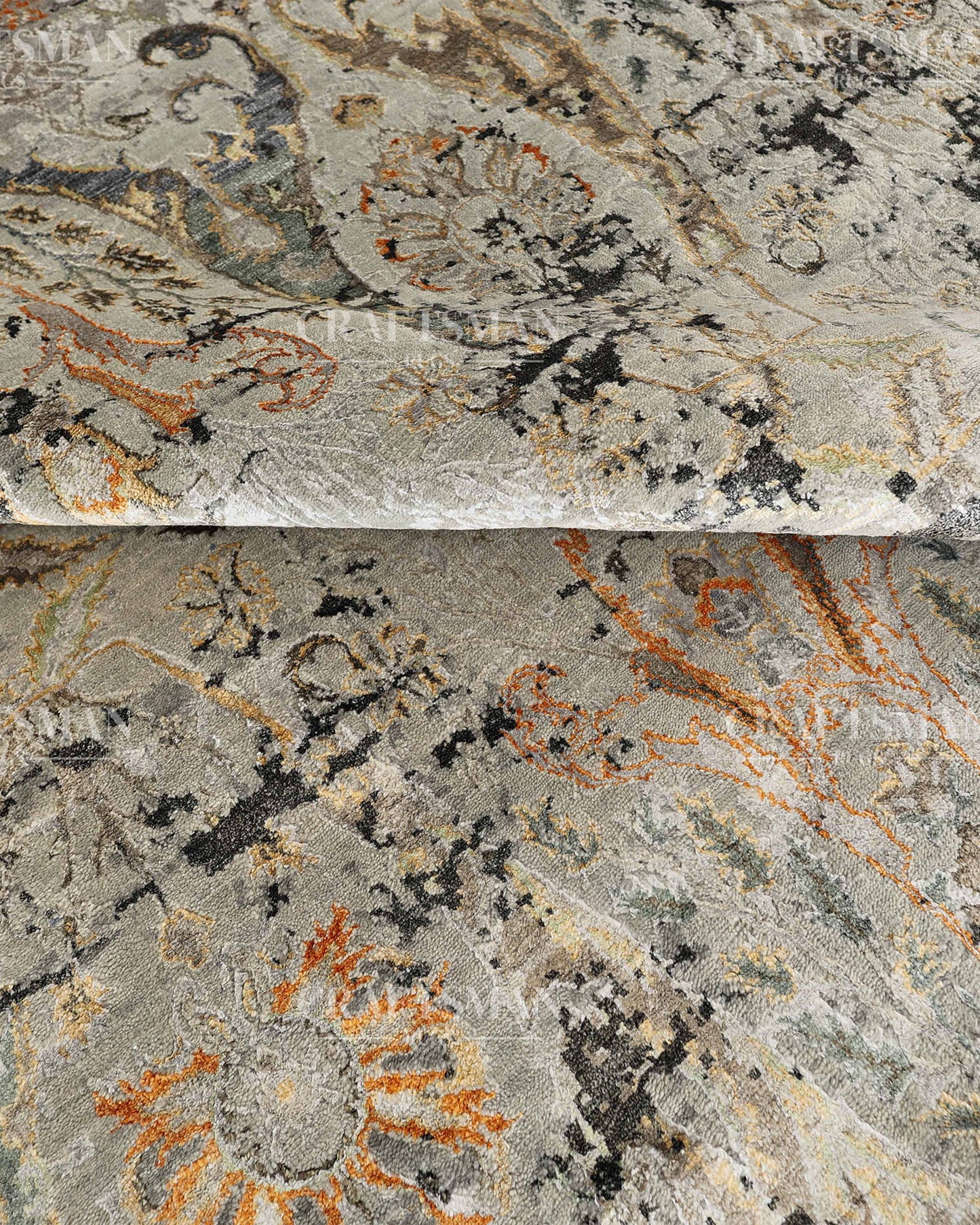 8x10 feet Vintage Hand-Knotted Wool Rug | One-of-a-Kind | Craftsman Rugs