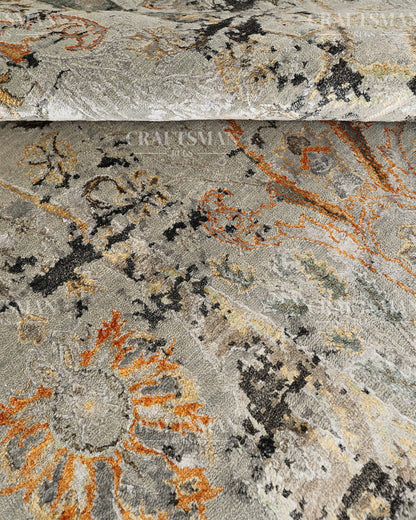 8x10 feet Vintage Hand-Knotted Wool Rug | One-of-a-Kind | Craftsman Rugs