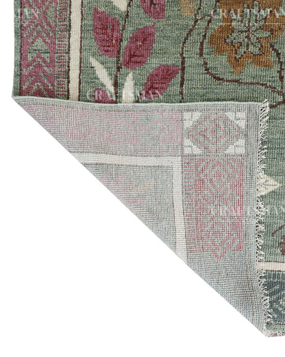 8x10 feet Wool Hand-Knotted Oushak-Inspired Rug | Craftsman Rugs Exclusive