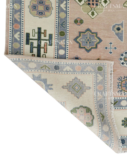 8x10 feet Wool Hand-Knotted Oushak-Inspired Rug | Craftsman Rugs Exclusive