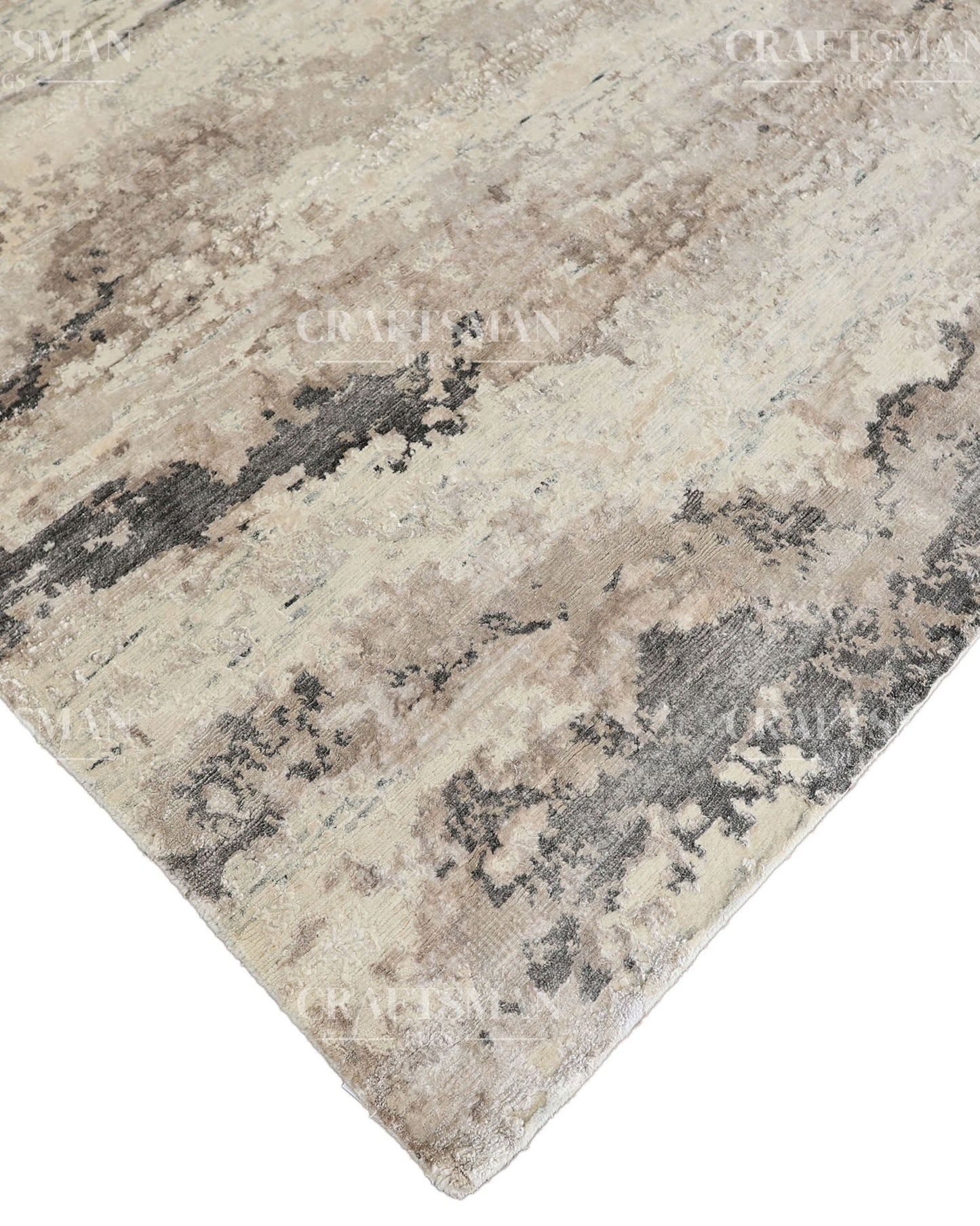 8x10 feet Wool Hand-Knotted Oushak-Inspired Rug | Craftsman Rugs Exclusive